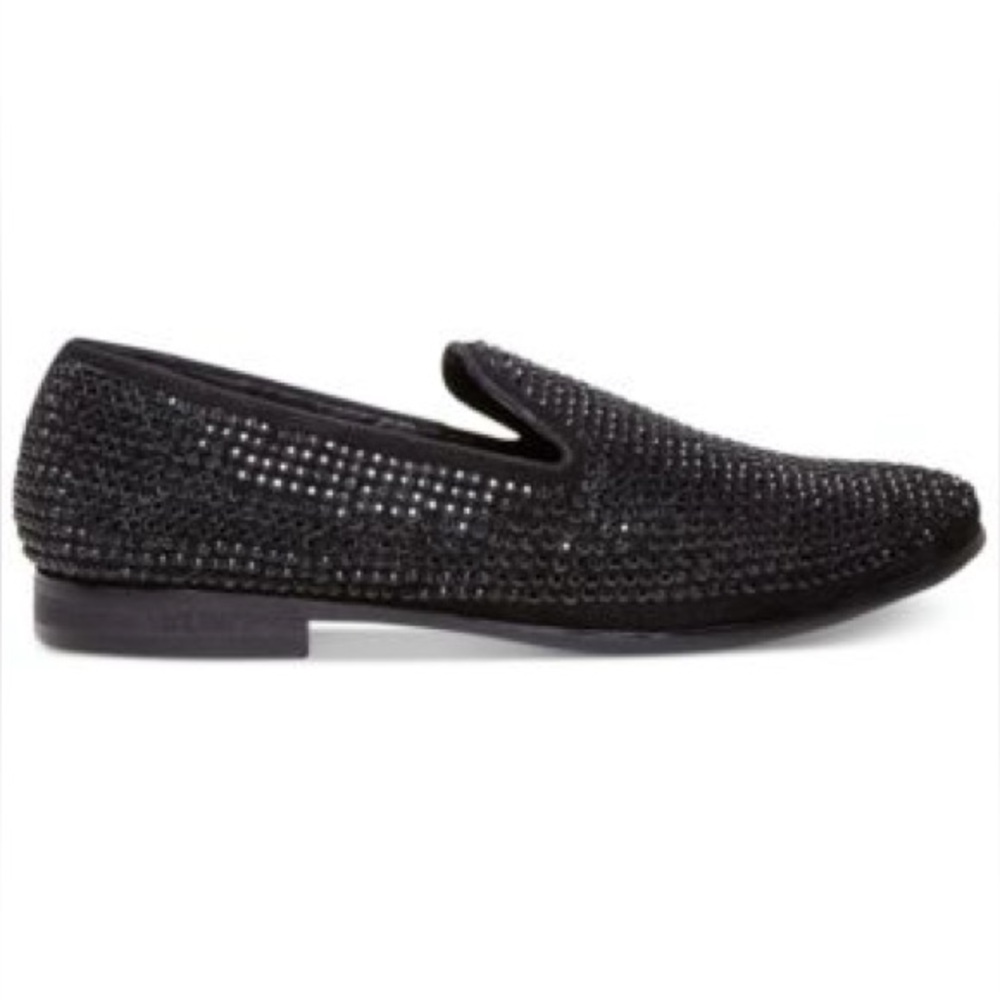 Steve Madden Dazzle Embellished Smoking Slipper - like new